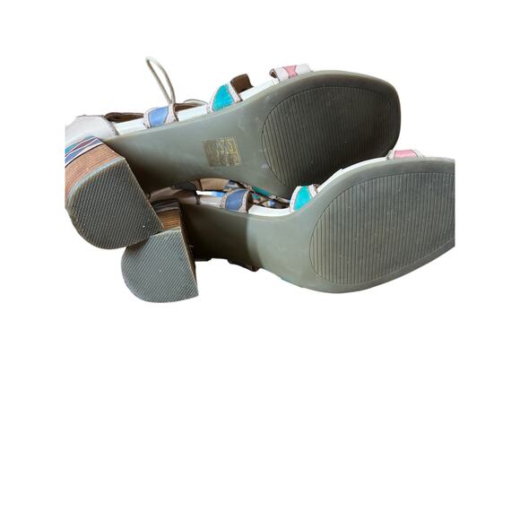 L’artiste Spring Step Muliticolor Heeled Sandals Size 41 - Picture 4 of 4